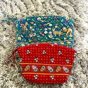 Pair of Vera Bradley make up bags - 2 sizes